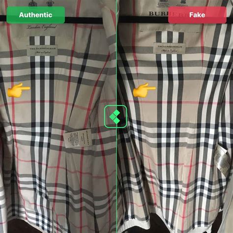 burberry button up fake